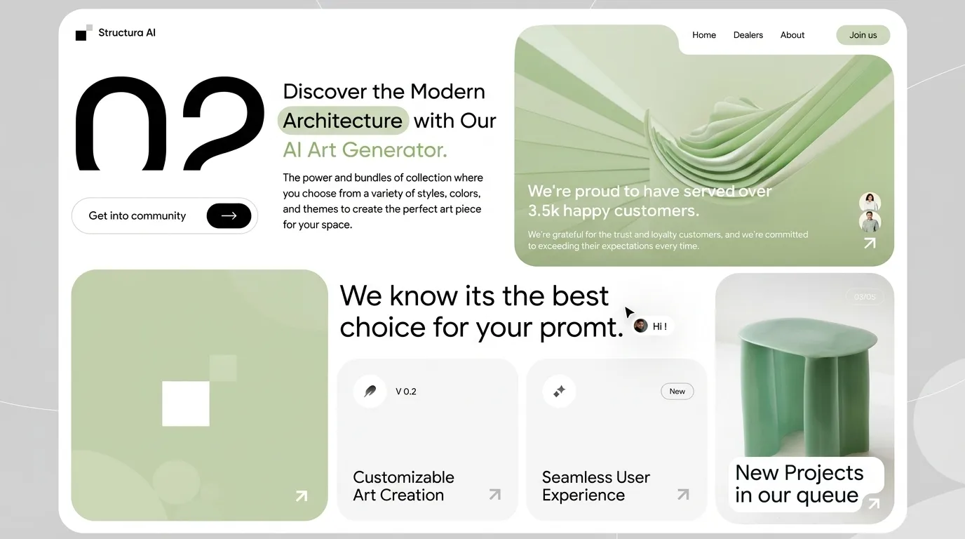 Structura AI Landing Page