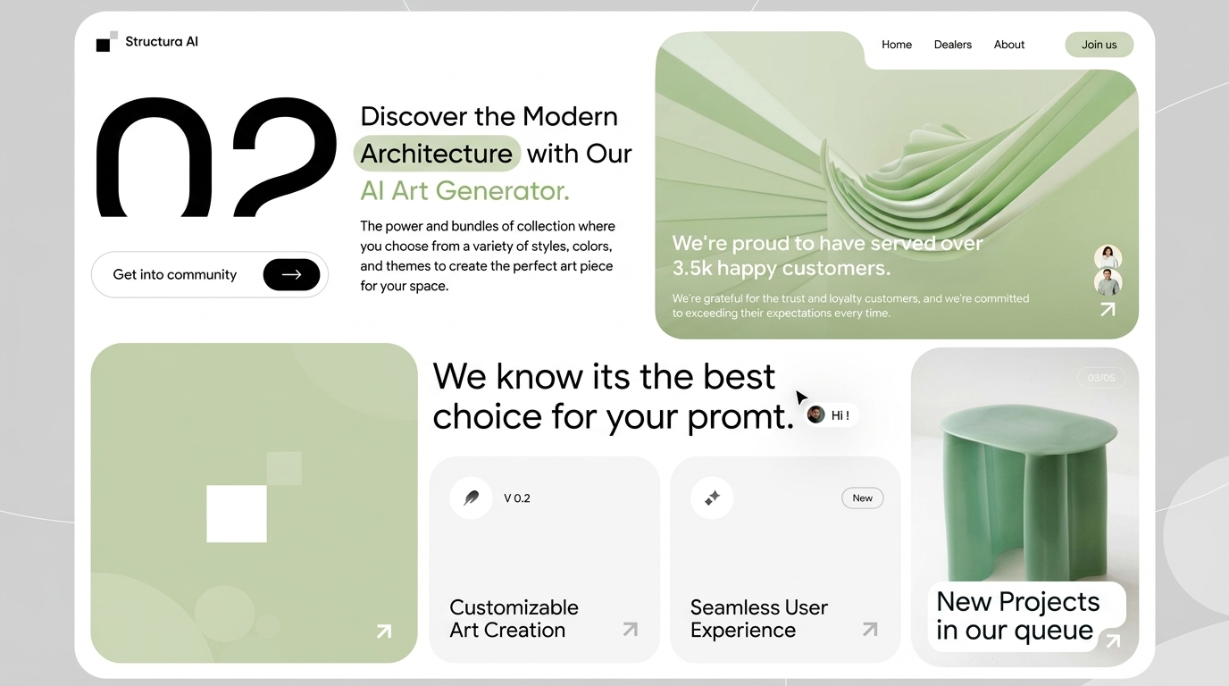 Structura AI Landing Page